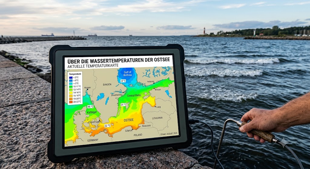 Wassertemperatur Ostsee aktuell: Wie warm ist die Ostsee?